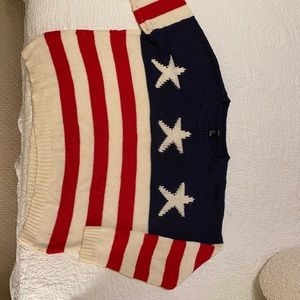 American Flag Sweater